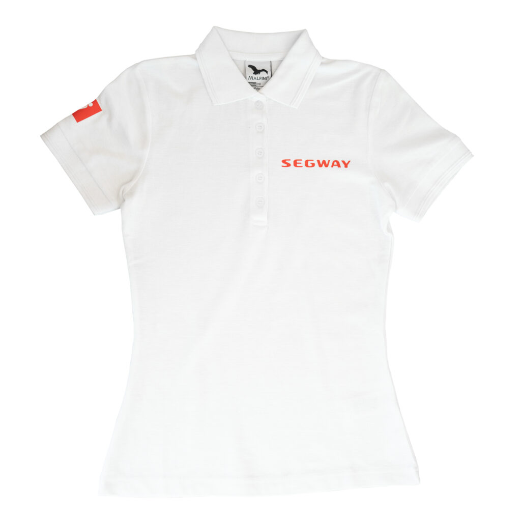 SEGWAY POWERSPORTS White Women Polo T-shirt S