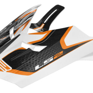 LS2 PEAK MX456 WHITE-ORANGE (COMPASS)