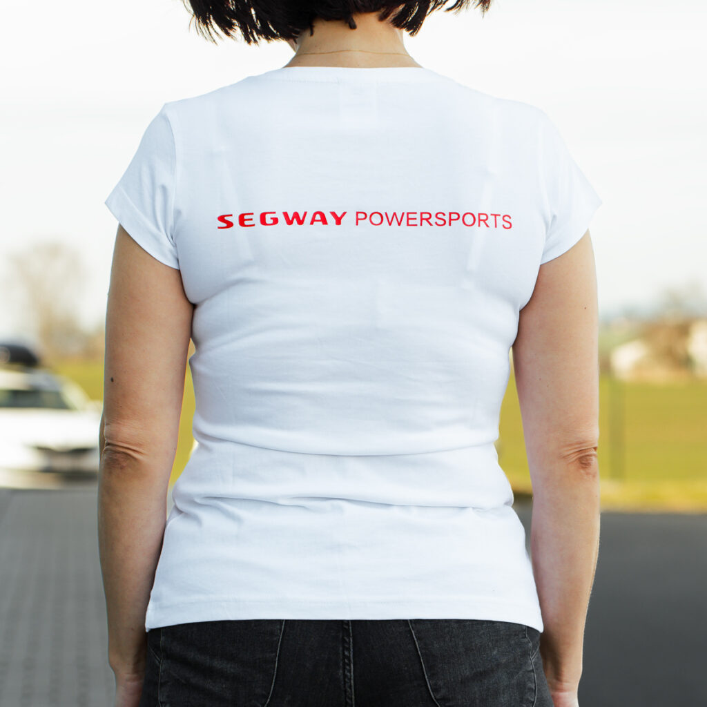 SEGWAY POWERSPORTS White Women T-shirt M