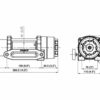 COMEUP Cub 4s 12V STD, 4000lbs, synthetic rope - Image 2