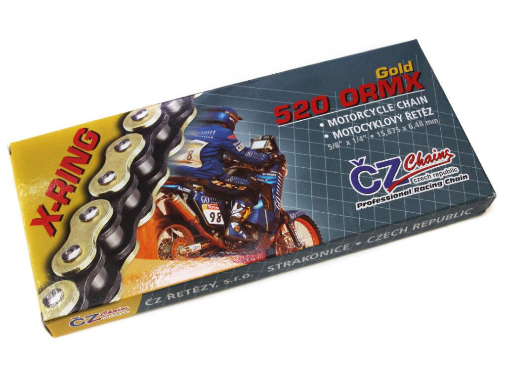 SK reťaz 520 ORMX Gold X-RING, 112FB