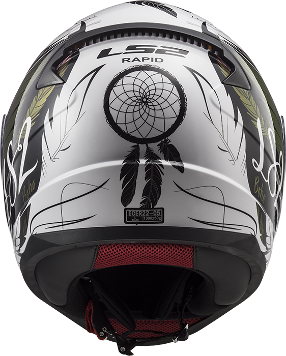 LS2 FF353 RAPID BOHO WHITE BLACK PINK S