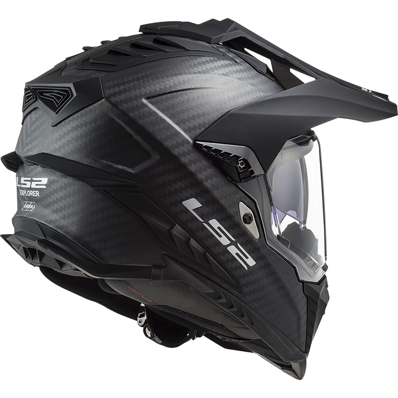 LS2 MX701 EXPLORER C SOLID MATT CARBON XXL