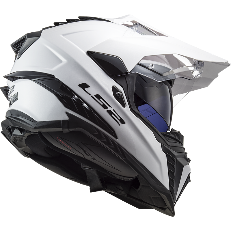 LS2 MX701 EXPLORER SOLID WHITE XS