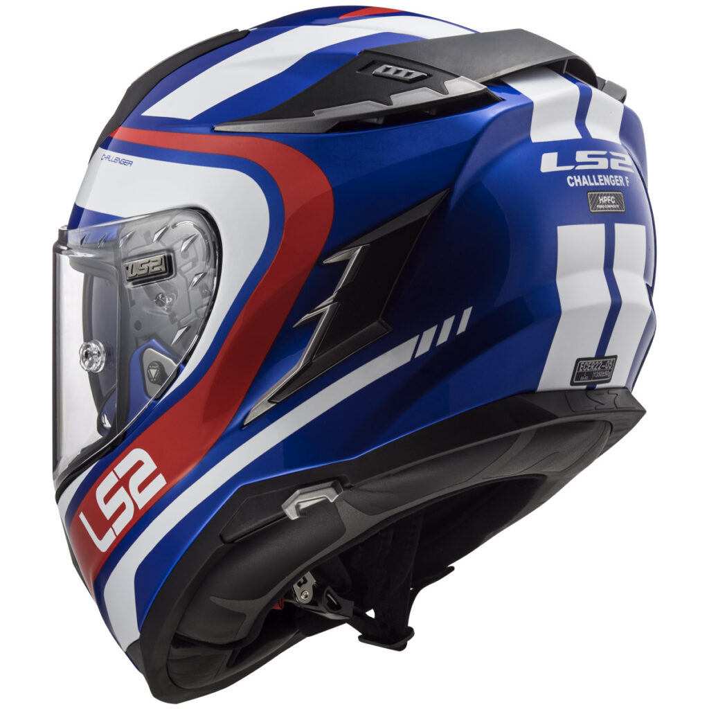 LS2 FF327 CHALLENGER FUSION BLUE RED XXL