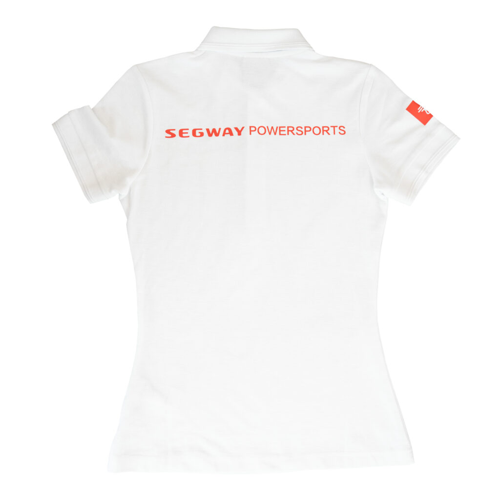 SEGWAY POWERSPORTS White Women Polo T-shirt S