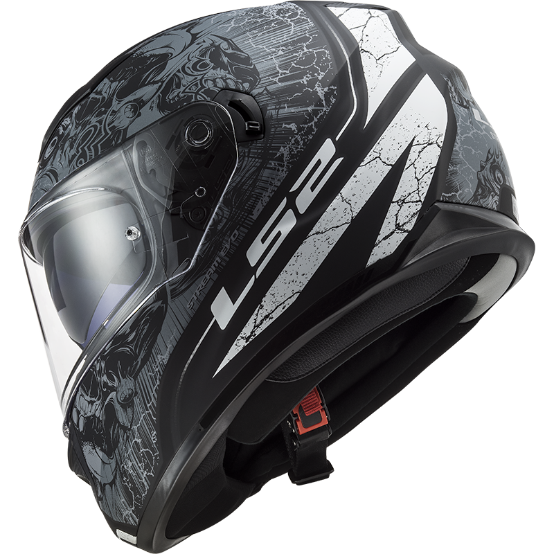 LS2 FF320 STREAM EVO THRONE BLACK TITANIUM M