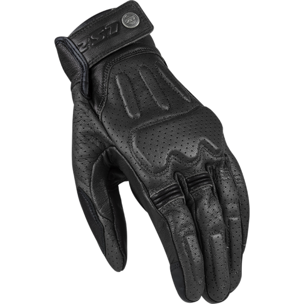 LS2 RUST MAN GLOVES BLACK LEATHER XXL