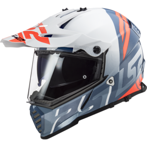 LS2 MX436 PIONEER EVO EVOLVE WHITE COBALT 3XL