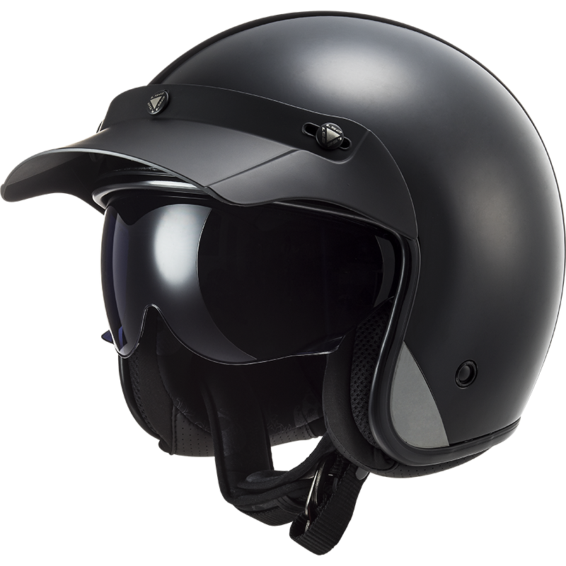 LS2 OF601 BOB SOLID MATT BLACK L