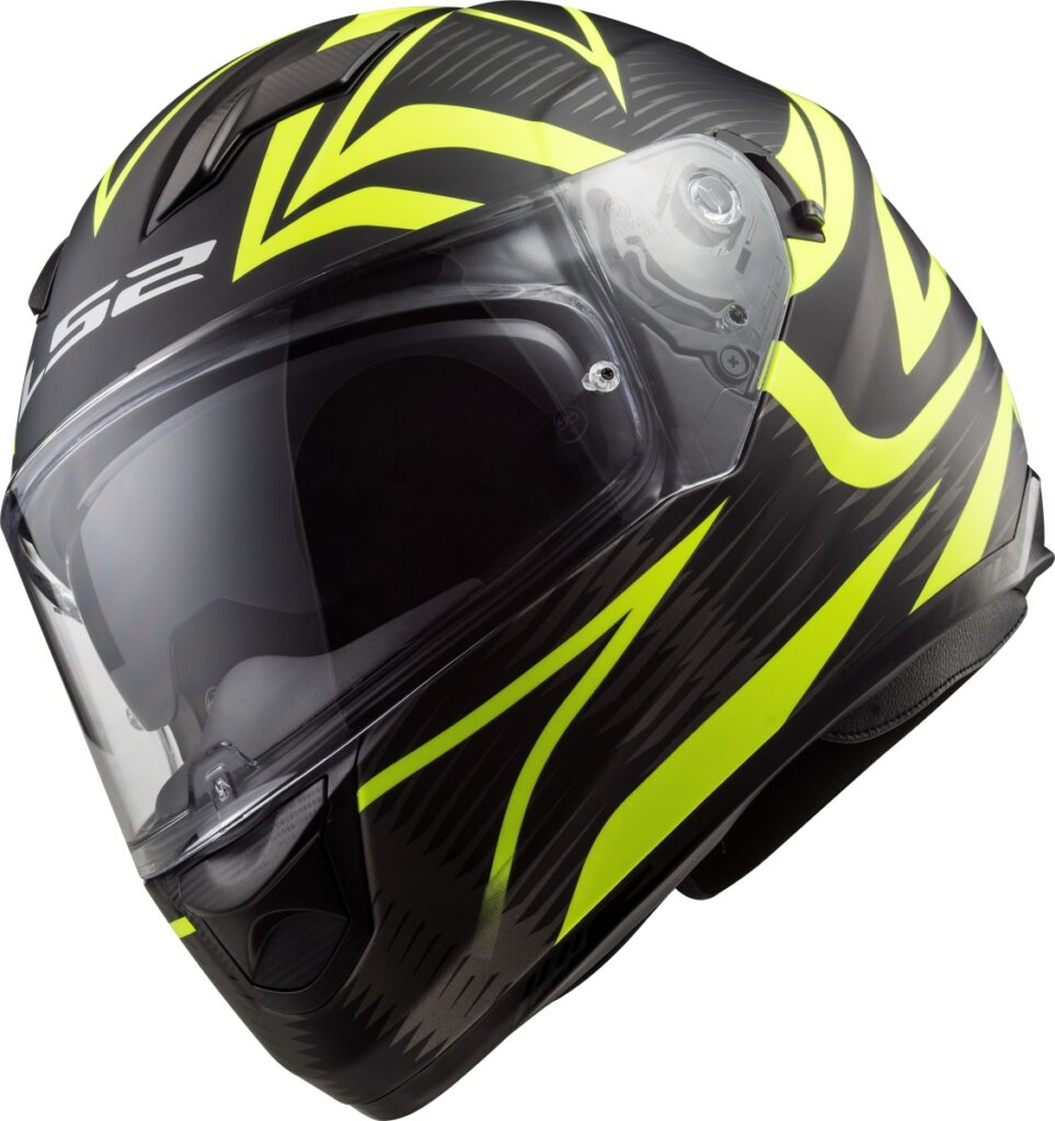 LS2 FF320 STREAM EVO JINK MATT BLACK YELLOW L