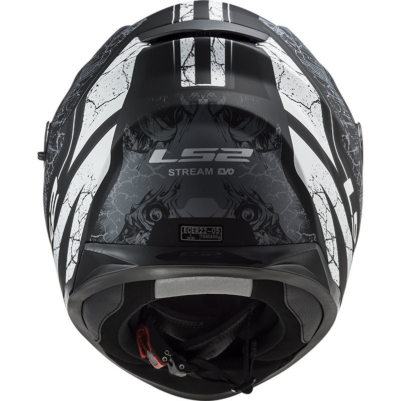 LS2 FF320 STREAM EVO THRONE BLACK TITANIUM