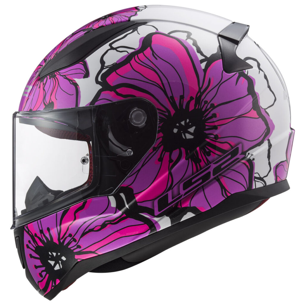 LS2 FF353 RAPID POPPIES PINK XS