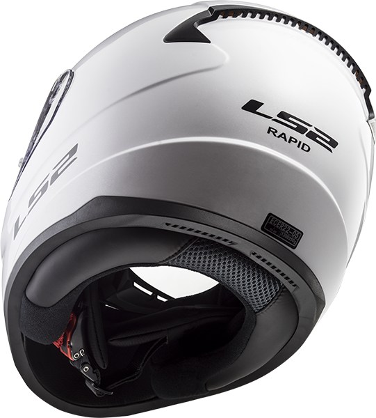 LS2 FF353 RAPID SINGLE MONO GLOSS WHITE XXL