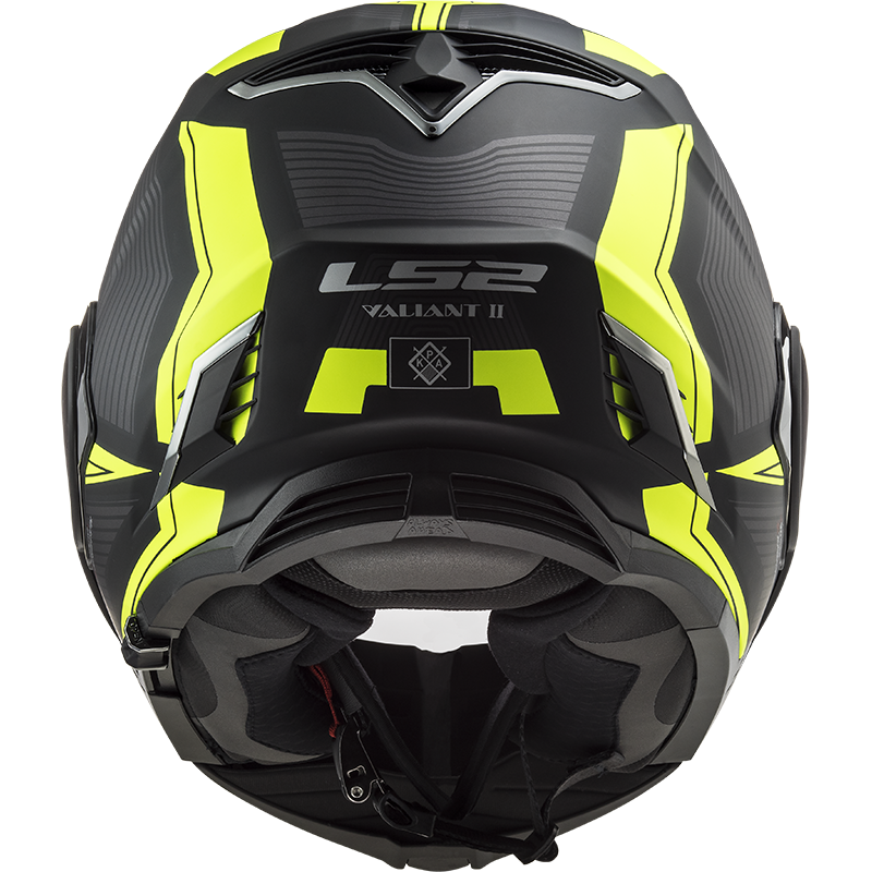 LS2 FF900 VALIANT II REVO BLACK H-V YELLOW M