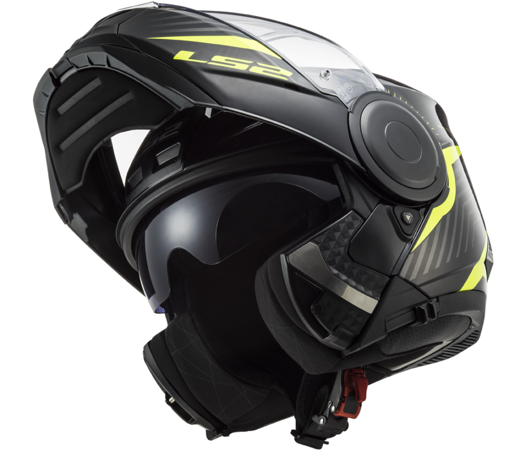 LS2 FF902 SCOPE SKID BLACK H-V YELLOW XS