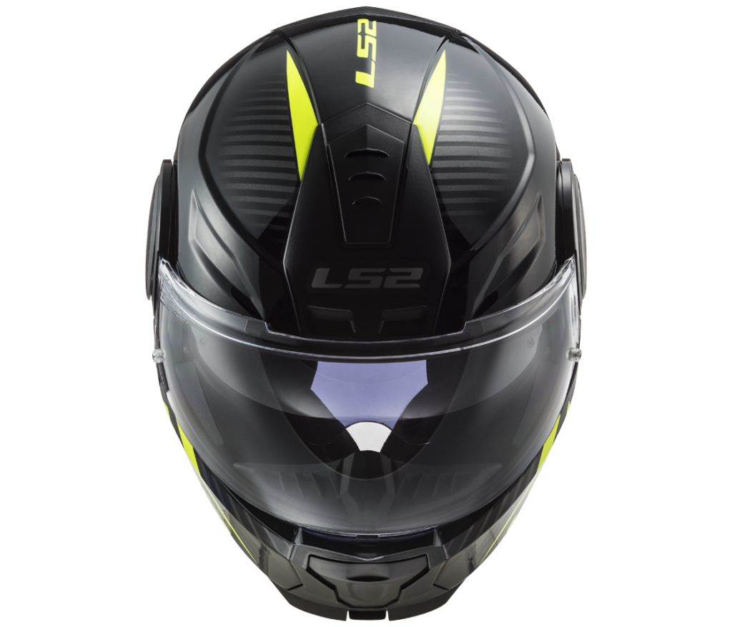 LS2 FF902 SCOPE SKID BLACK H-V YELLOW XS