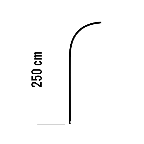 Rod Aluminum 250cm