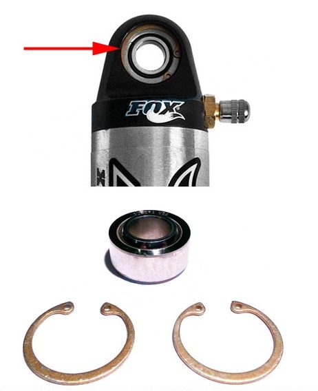 Bearing: Spherical (0.500 Bore, (-8), Teflon Liner FKST