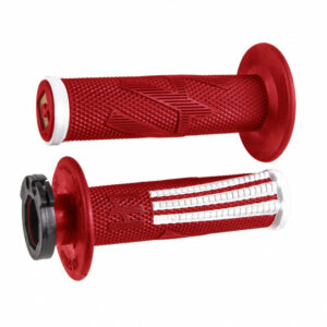 ODI GRIPS PRE MX Lock-on v2 EMIG 4-Stroke Red/White