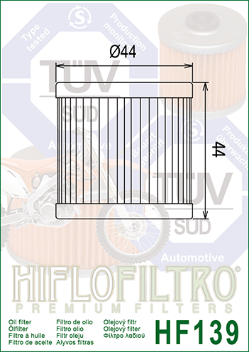 Olejový filter – Arctic Cat, Suzuki, Kawasaki