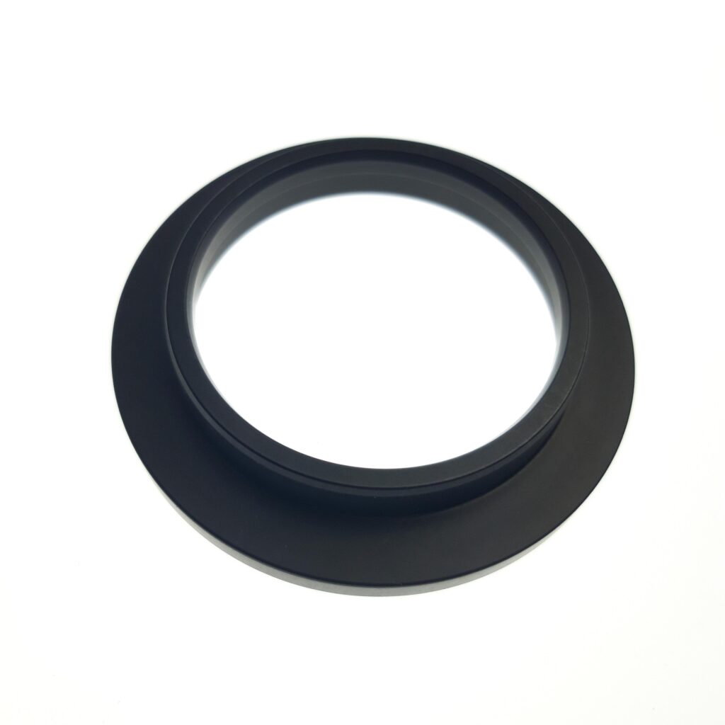 Spring Hardware: Spring Coupler (2.5 to 2.25 I.D Spring) AL 6061, Black Áno II