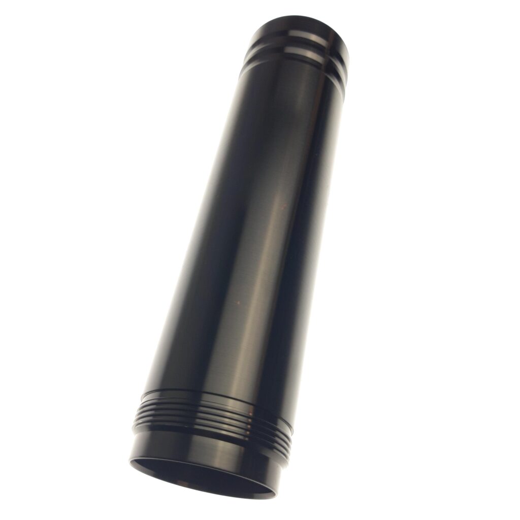 Sleeve: (T)(1.834 ID X 2.080 OD,7.715 TLG)AL 6061,Black Áno II W/Teflon Dual Wiper,V2O-Rin