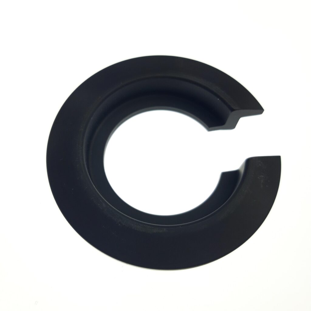 Spring Hardware: Spring Retainer (2.80 OD X 0.542 TLG, 2.240 FLG, 1.834 Bore) Al 6061,