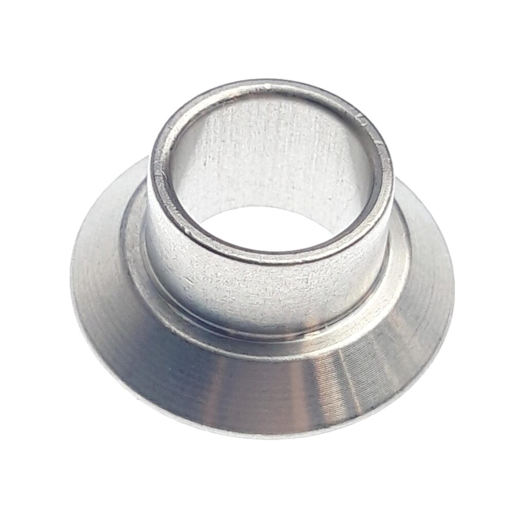Eyelet Parts: (T) Reducer [0.240 ILG, O10mm Bolt, 0,385 TLG] SS 303, Angled