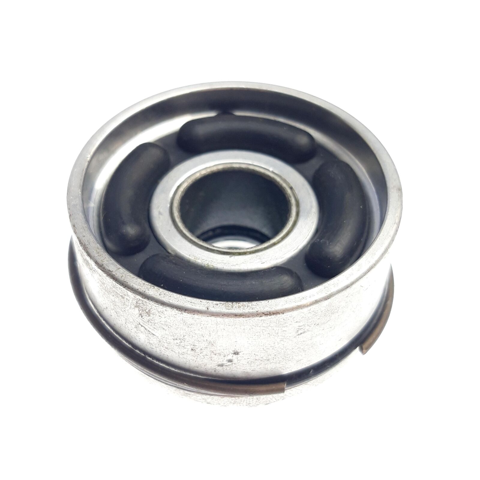 Bearing Assembly: (1.834 Bore, 0.620 Shaft, 1.200 TLG) w/Threads, including retaining ring
