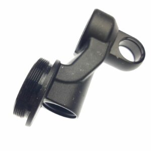 Body Cap: Piggyback (1.459 Bore, .9987 Eyelet Bore, 1.651-24 UNS-2B) 6061-T6 Forging, Blac
