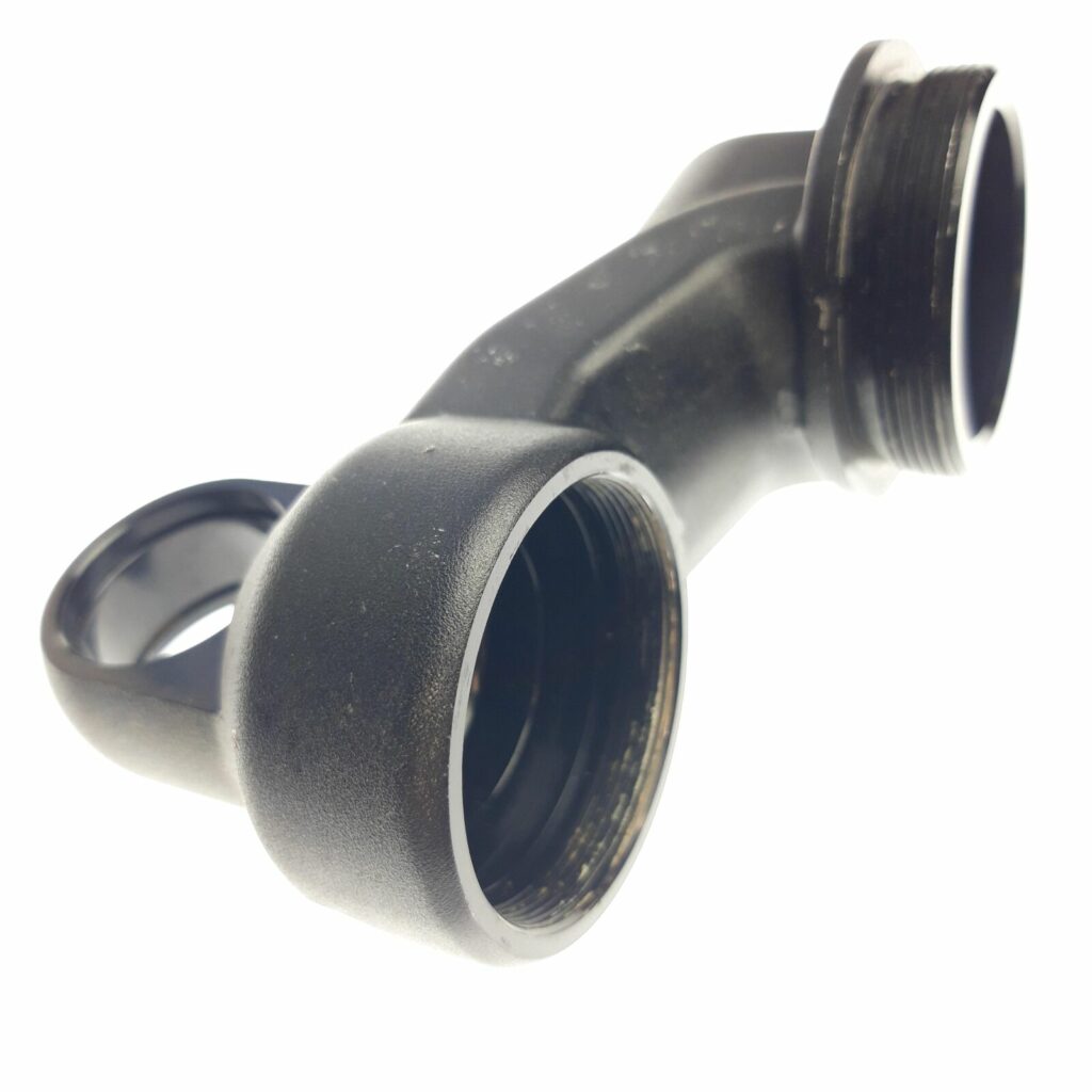 Body Cap: Piggyback (1.459 Bore, .9987 Eyelet Bore, 1.651-24 UNS-2B) 6061-T6 Forging, Blac