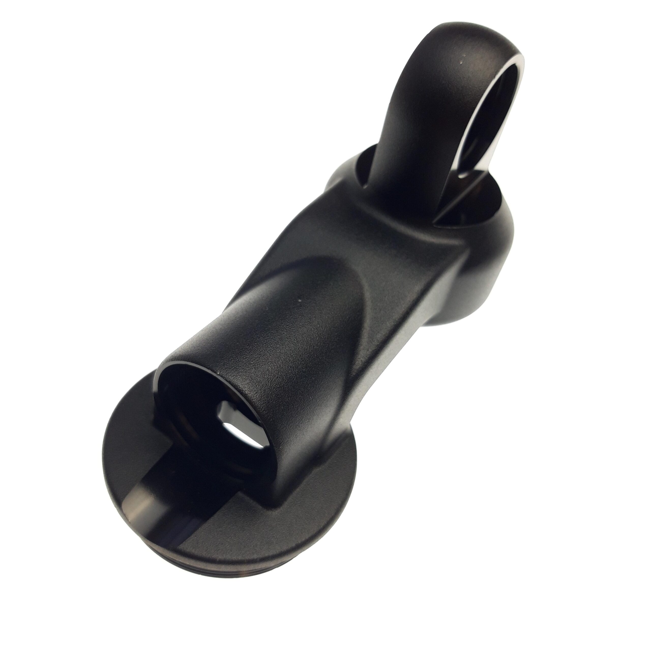 Body Cap: Piggyback (1.459 Bore, .9987 Eyelet Bore, 1.651-24 UNS-2B] 6061-T6 Forging, Blac