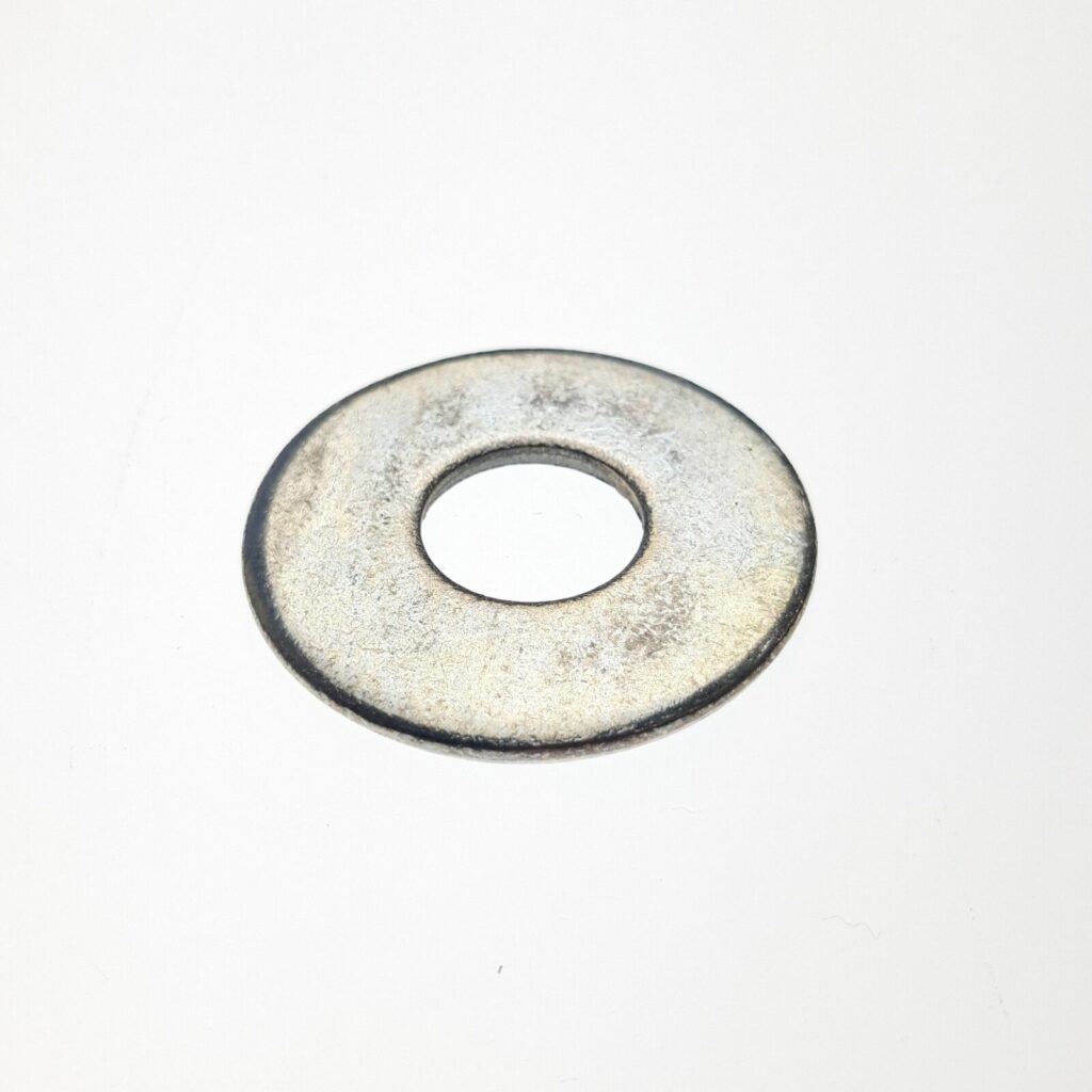 RONDELLE PLATE 5/8 ZINC BLANC