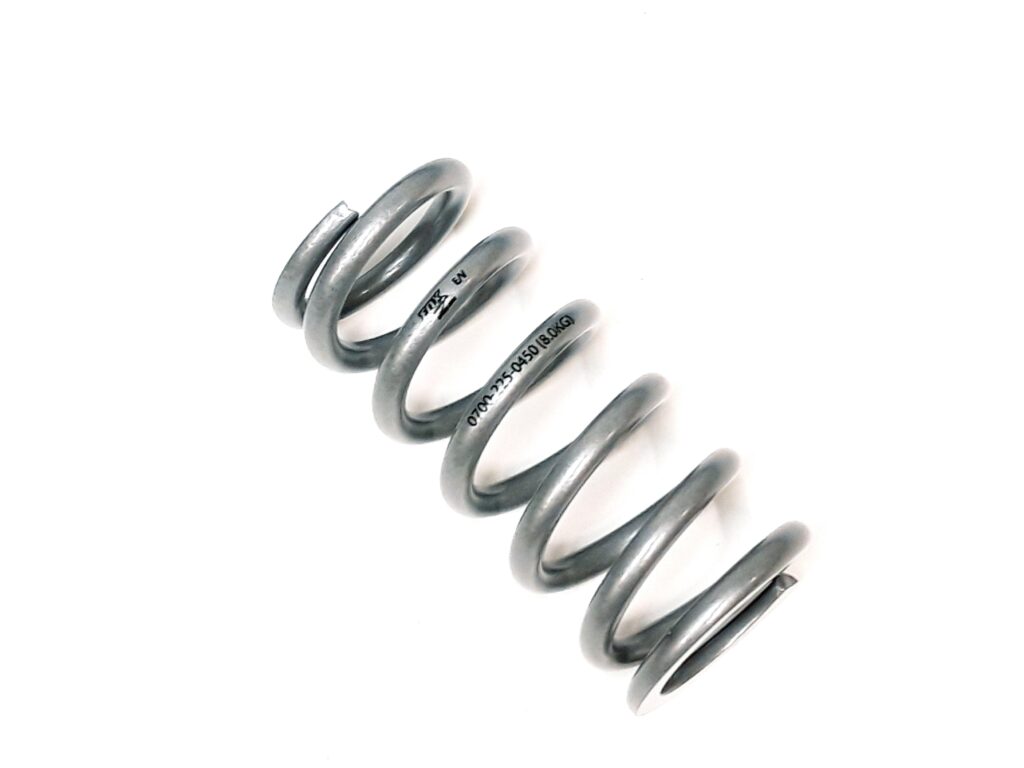Spring:(T) 7.000 TLG X 2.250 ID X 450 lbs/in, Silver