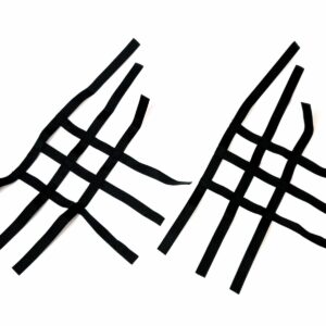 XRW NERF BAR NETS R1 BLACK - YAMAHA YFM 700R