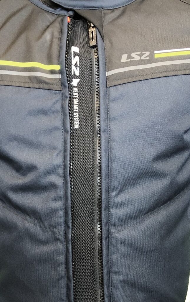 LS2 SHADOW MAN JACKET BLUE BLACK H-V YELLOW