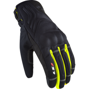 LS2 JET 2 MAN GLOVES BLACK H-V YELLOW M