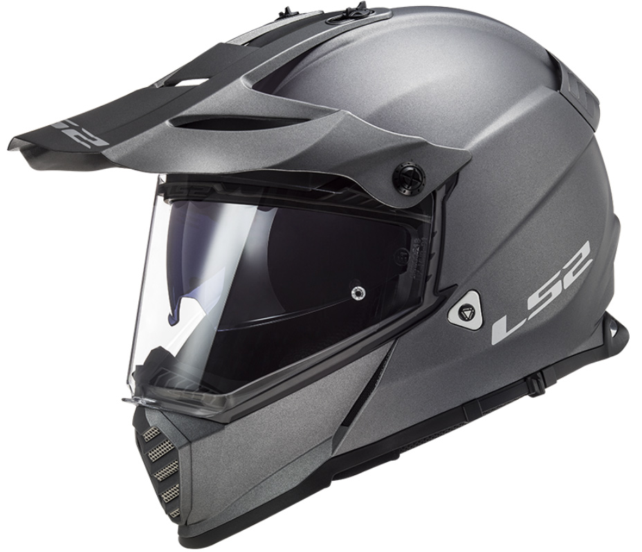 LS2 MX436 PIONEER EVO MATT TITANIUM