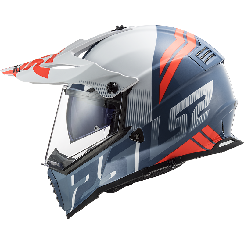 LS2 MX436 PIONEER EVO EVOLVE WHITE COBALT 3XL