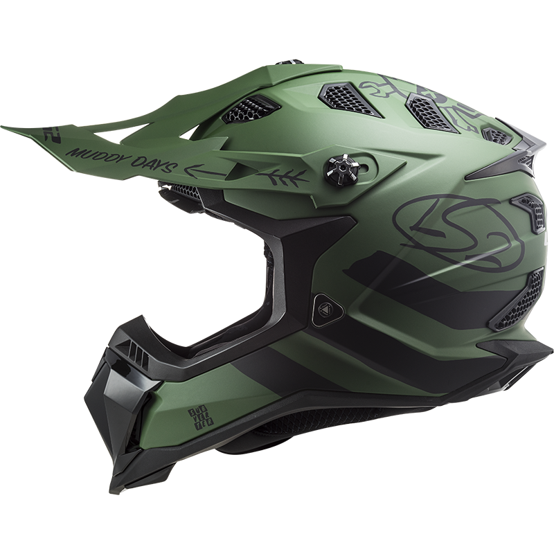 LS2 MX700 SUBVERTER CARGO MATT MILITARY GREEN