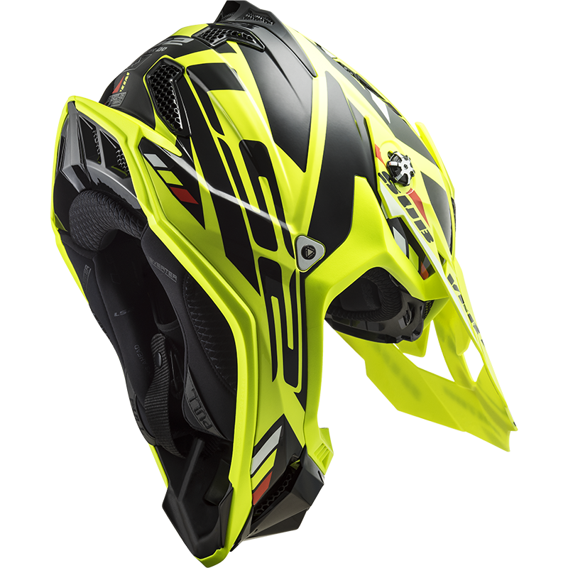 LS2 MX700 SUBVERTER STOMP H-V YELLOW BLACK M