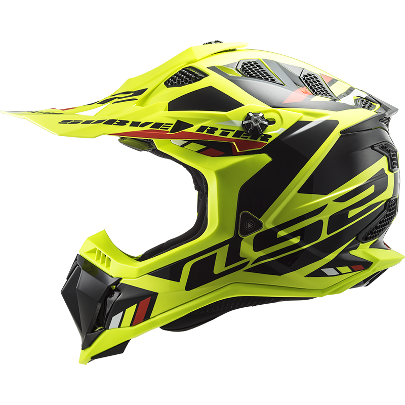 LS2 MX700 SUBVERTER STOMP H-V YELLOW BLACK M