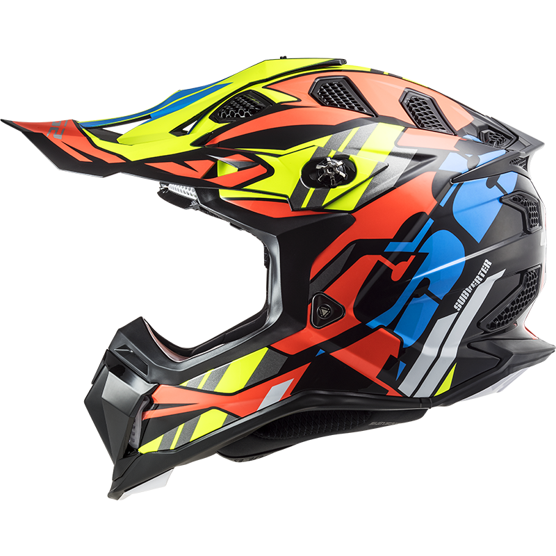 LS2 MX700 SUBVERTER RASCAL GL.BLACK FL.ORANGE