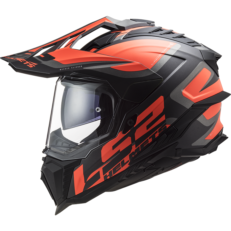 LS2 MX701 EXPLORER ALTER MATT BLACK FL.ORANGE-06 3XL