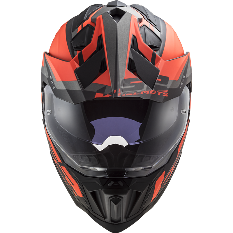 LS2 MX701 EXPLORER ALTER MATT BLACK FL.ORANGE-06 3XL