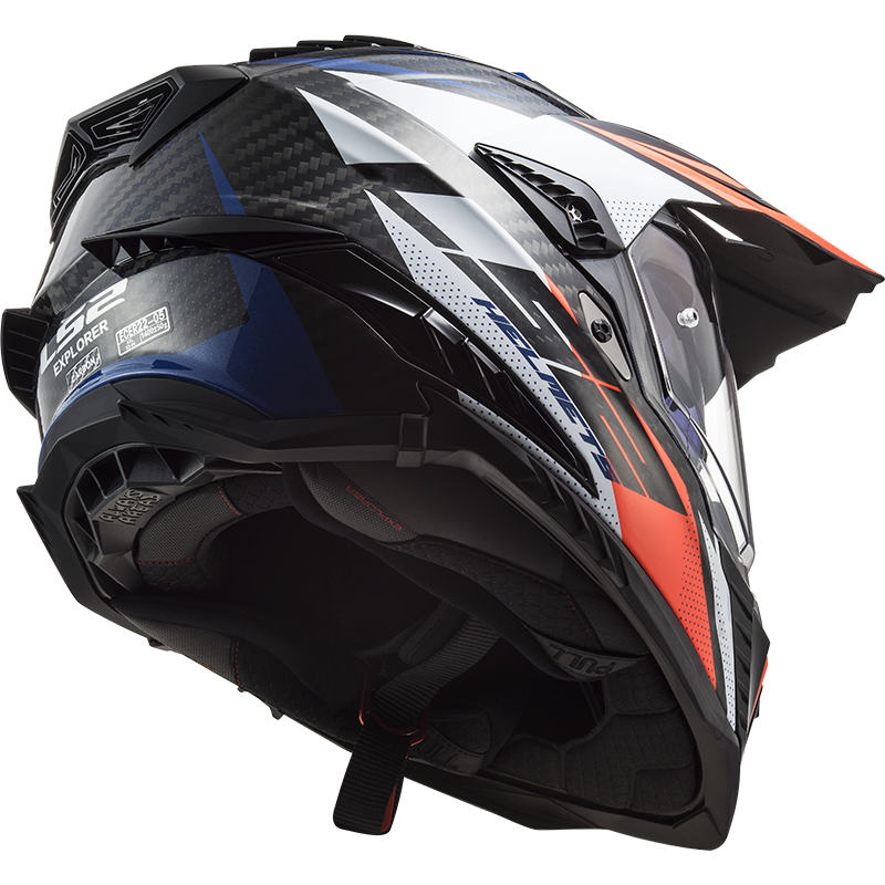 LS2 MX701 EXPLORER C FOCUS G.BLUE WHITE RED L