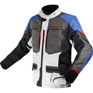 LS2 NORWAY MAN JACKET BLUE BLACK GREY RED 3XL