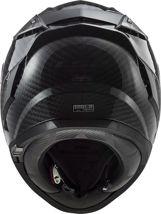 LS2 FF327 CHALLENGER C CARBON SOLID L