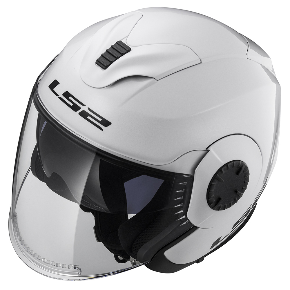 LS2 OF570 VERSO SINGLE MONO GLOSS WHITE XXS